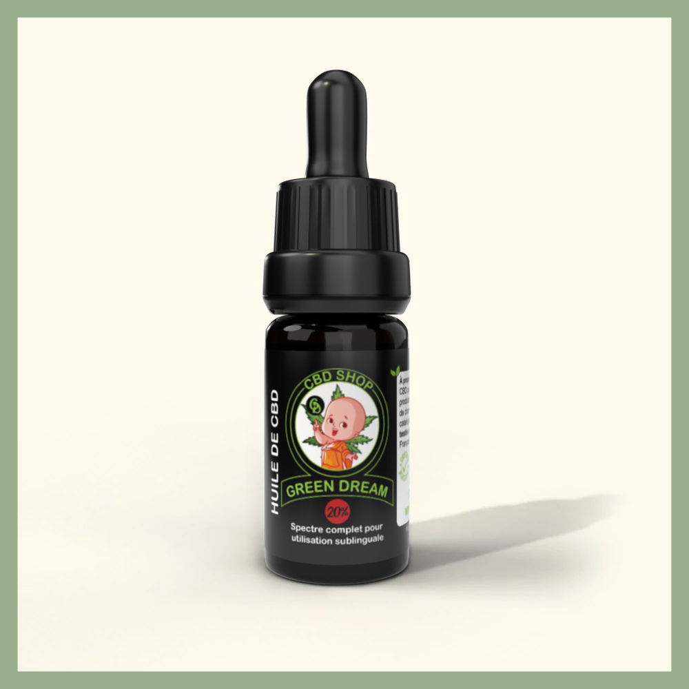 huile cbd 20%, huile de chanvre bio, huile full spectrum, spectre complet, huile cbd